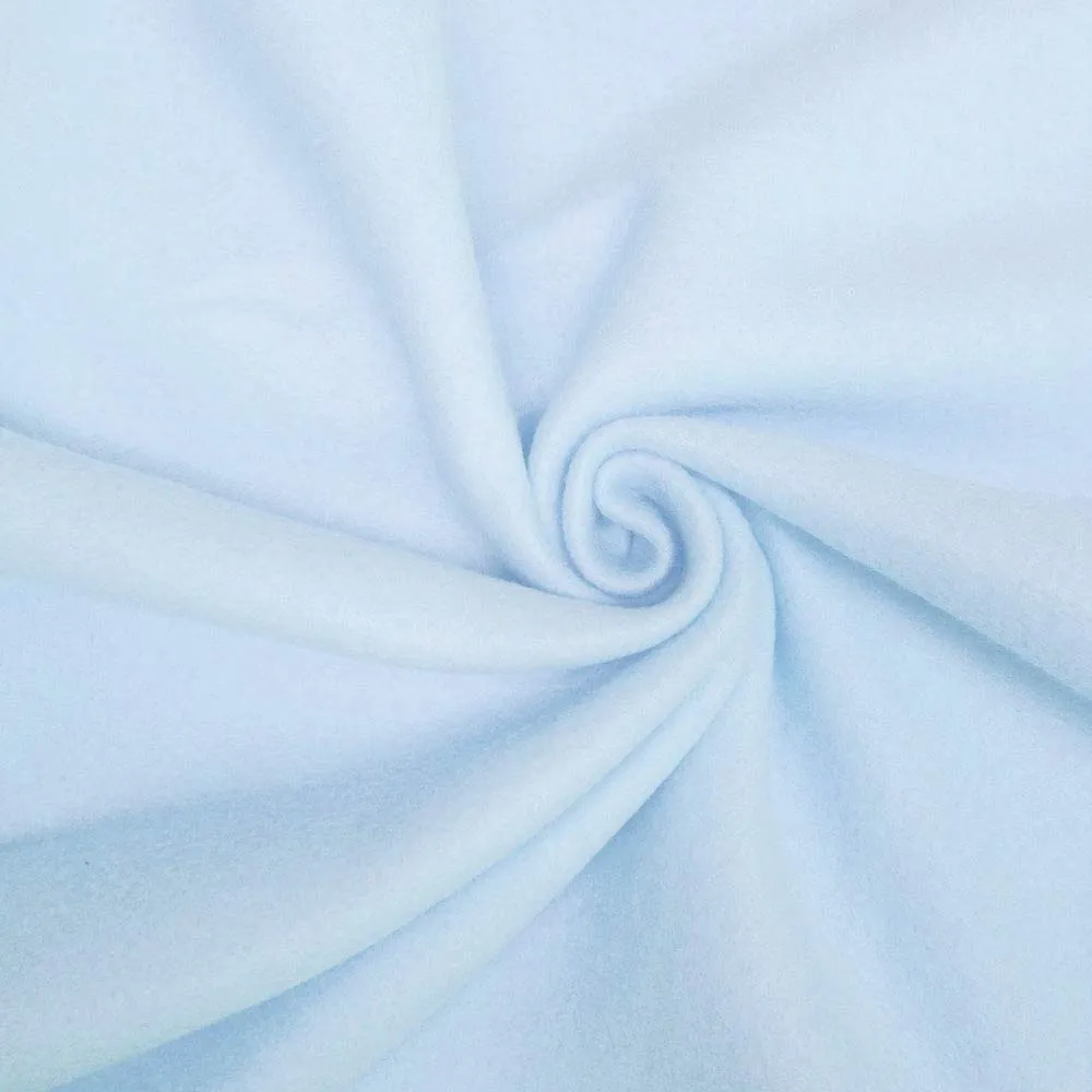 American Baby Company 2-Piece Fleece Blanket with Silk-Like Satin Trim set, Soft, Warm & Cozy, Blue and White, 30" x 30" for Boys and Girls, Perfect for Baby Carrier, Stroller, Travel and Gifting