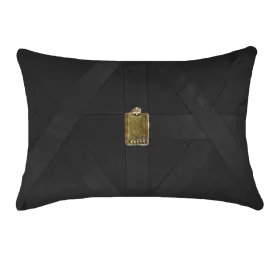 Amulet Cairo Black Lumber Cushion 35 x 53 cm