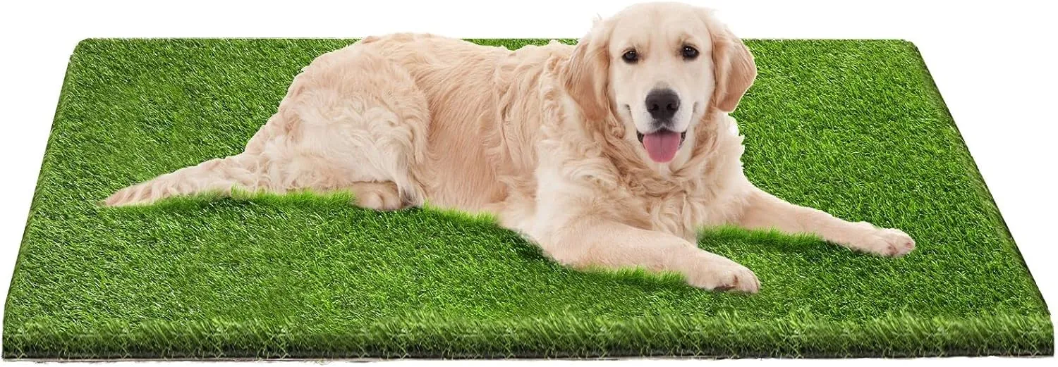 Artificial Grass, 51" x 26" Dog Pee Pads, Professional Dog Potty Training Rug, Grass Mat with Drainage Holes, Pet Turf Indoor Outdoor Flooring Fake Grass Doormat (26"x51")