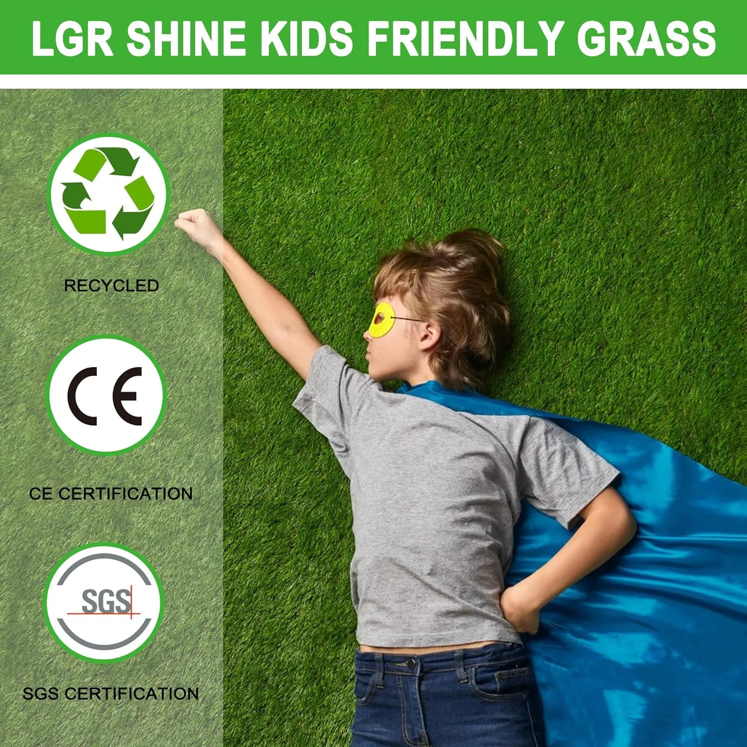 Artificial Grass Turf for Dogs 3 ft x 5 ft,1.38 inch Fake Grass Pee Pad for Puppy Potty TrainingFaux pet Grass Rug for Indoor/Outdoor Patio,Dogs Wee Wee Pad,Turf Grass Mat for Dogs Potty
