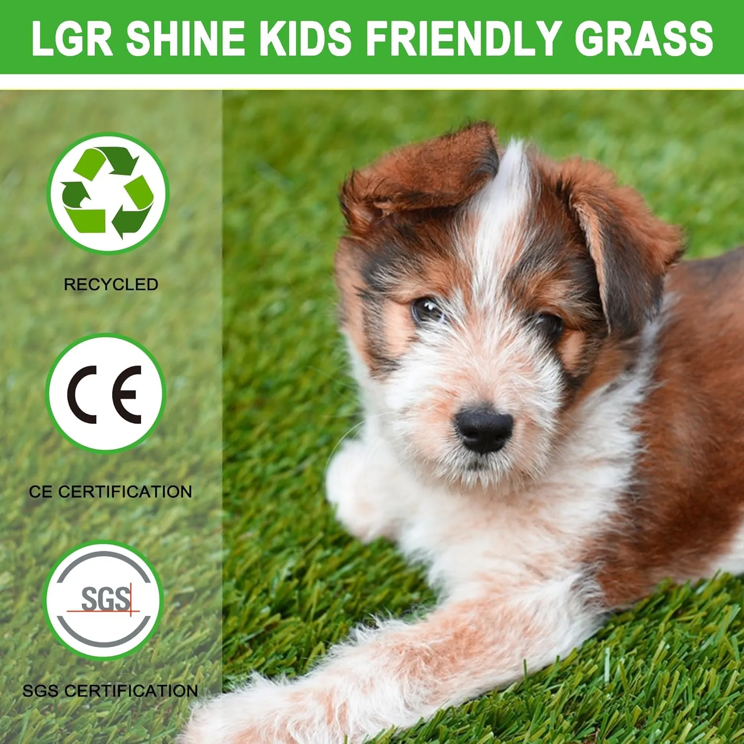 Artificial Grass Turf for Dogs 4 ft x 6 ft,1.38 inch Fake Grass Pee Pad for Potty Training,Extra Large Grass Rug for Indoor/Outdoor Patio,Dogs Wee Wee Pad,Turf Grass Mat for Pets.