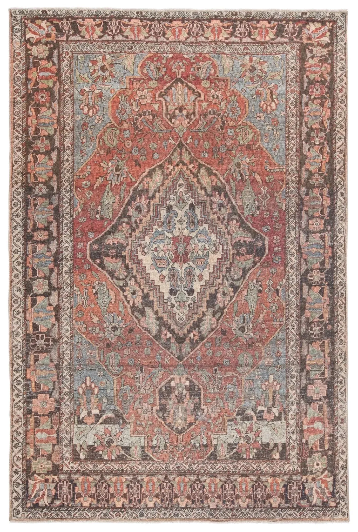 Boheme BOH18 Rust/Grey Rug