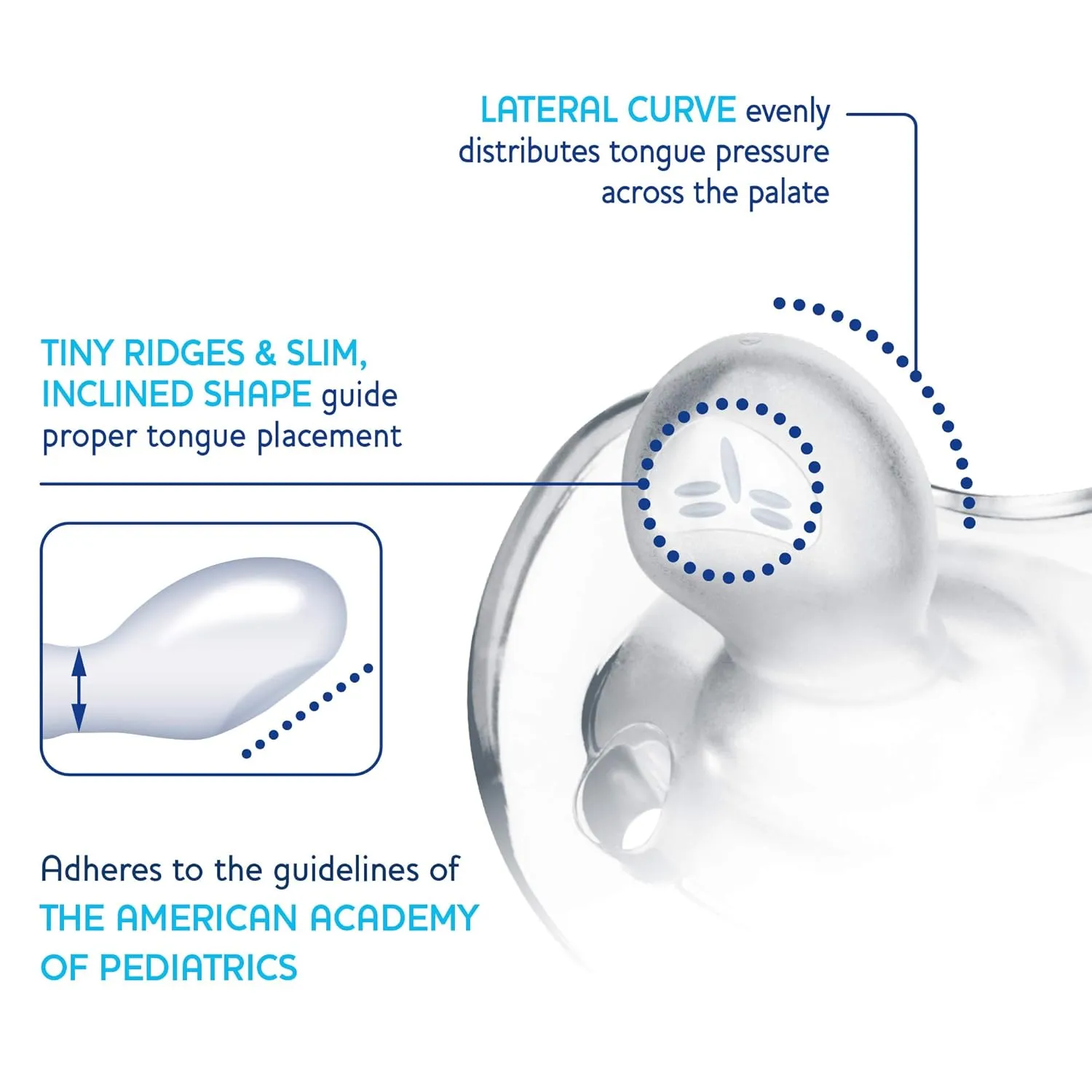 Chicco PhysioForma Luxe Silicone One Piece Pacifier for Babies Aged 0-6m | Fashion Textured Shield | BPA & Latex Free| Reusable Sterilizing Case| Pearl Grey, 2pk