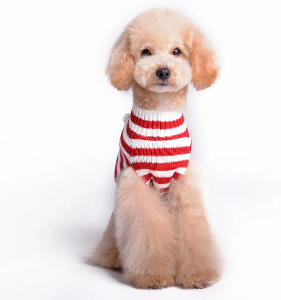 HAPEE Dog Xmas Sweaters - Santa Claus Puppy Clothes, Ugly Christmas Dog Sweaters