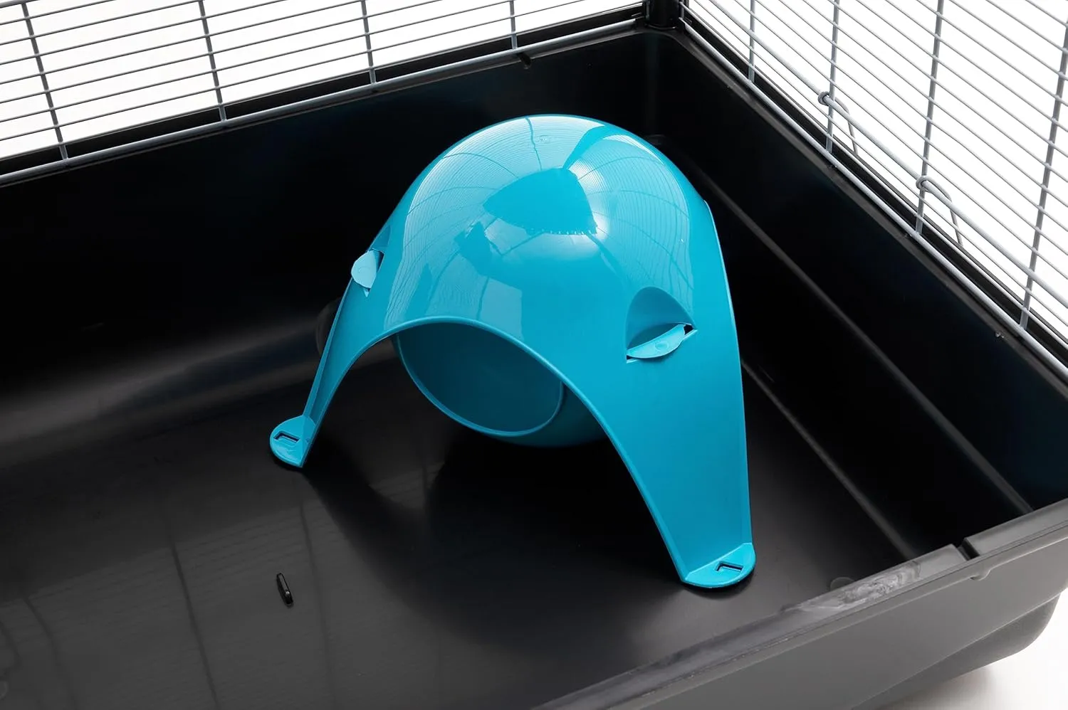 Lixit Igloos and Hideaways for Guinea Pigs, Rats, Mice, Hamsters, Gerbils and Other Small Animals (Blue, Large Space Pod)