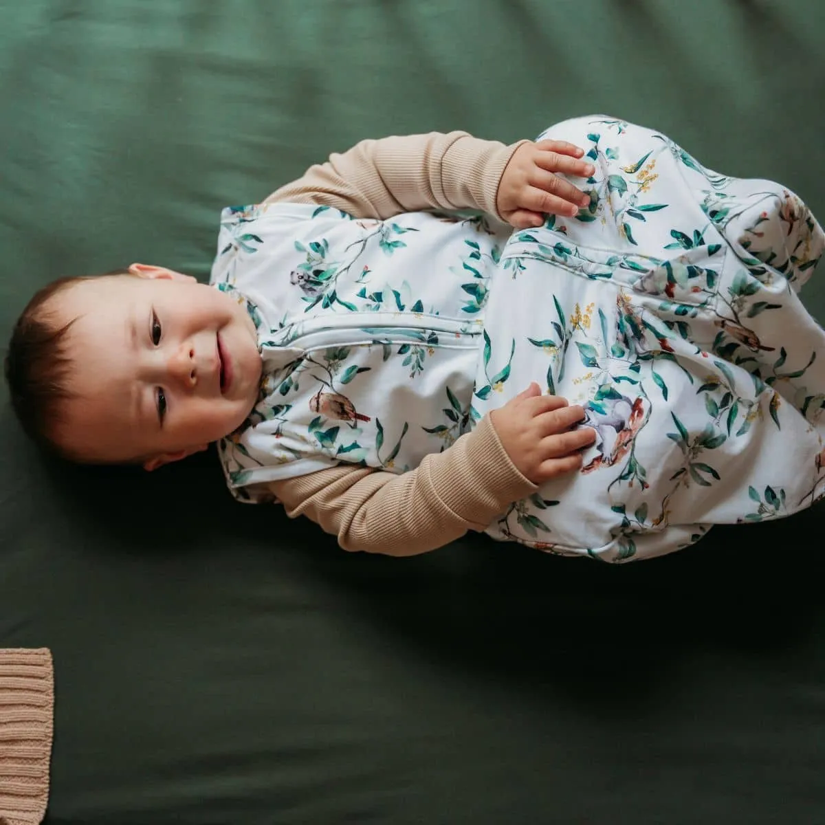 Snuggle Hunny Organic Jersey Sleeping Bag 1.0 TOG - Eucalypt