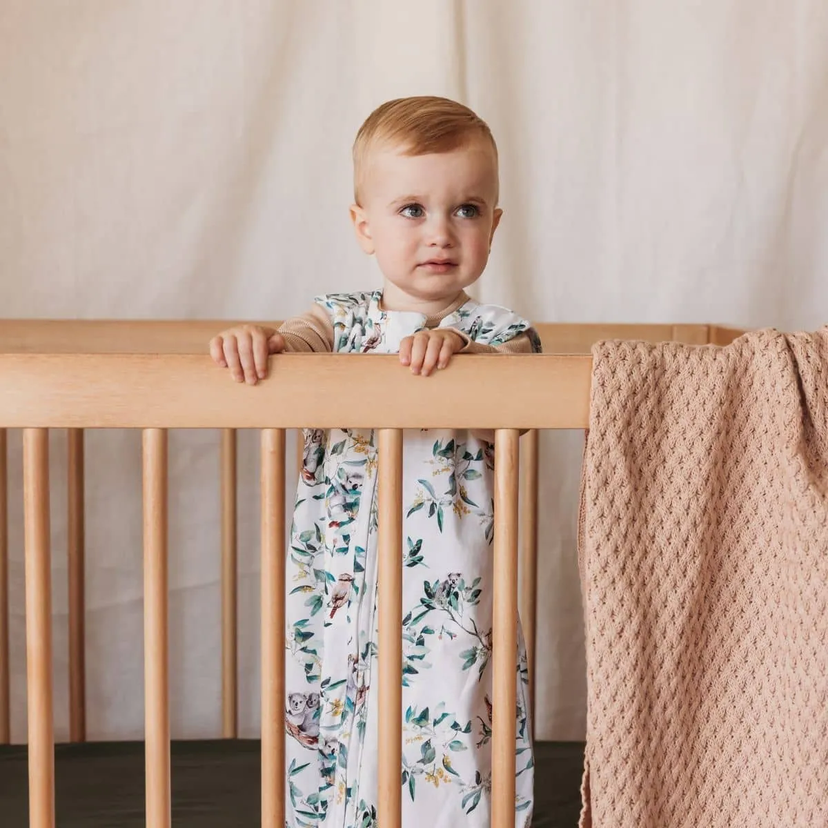 Snuggle Hunny Organic Jersey Sleeping Bag 1.0 TOG - Eucalypt