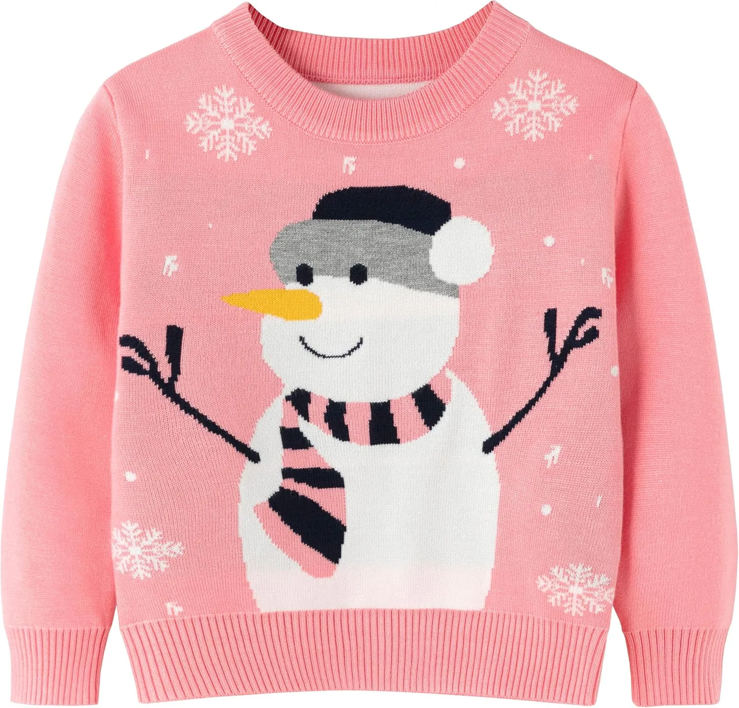 Toddler Girls Boys Christmas Sweater Knit Pullover Sweater Tops for Kids
