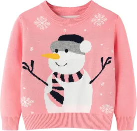 Toddler Girls Boys Christmas Sweater Knit Pullover Sweater Tops for Kids