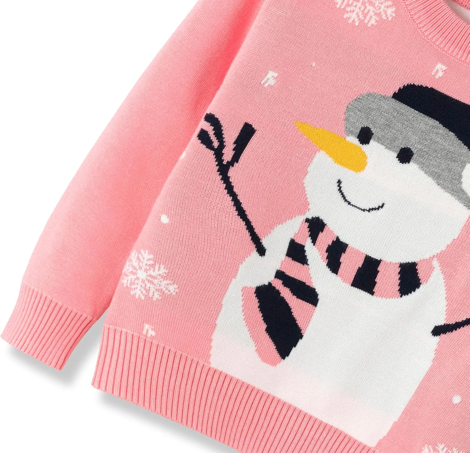 Toddler Girls Boys Christmas Sweater Knit Pullover Sweater Tops for Kids