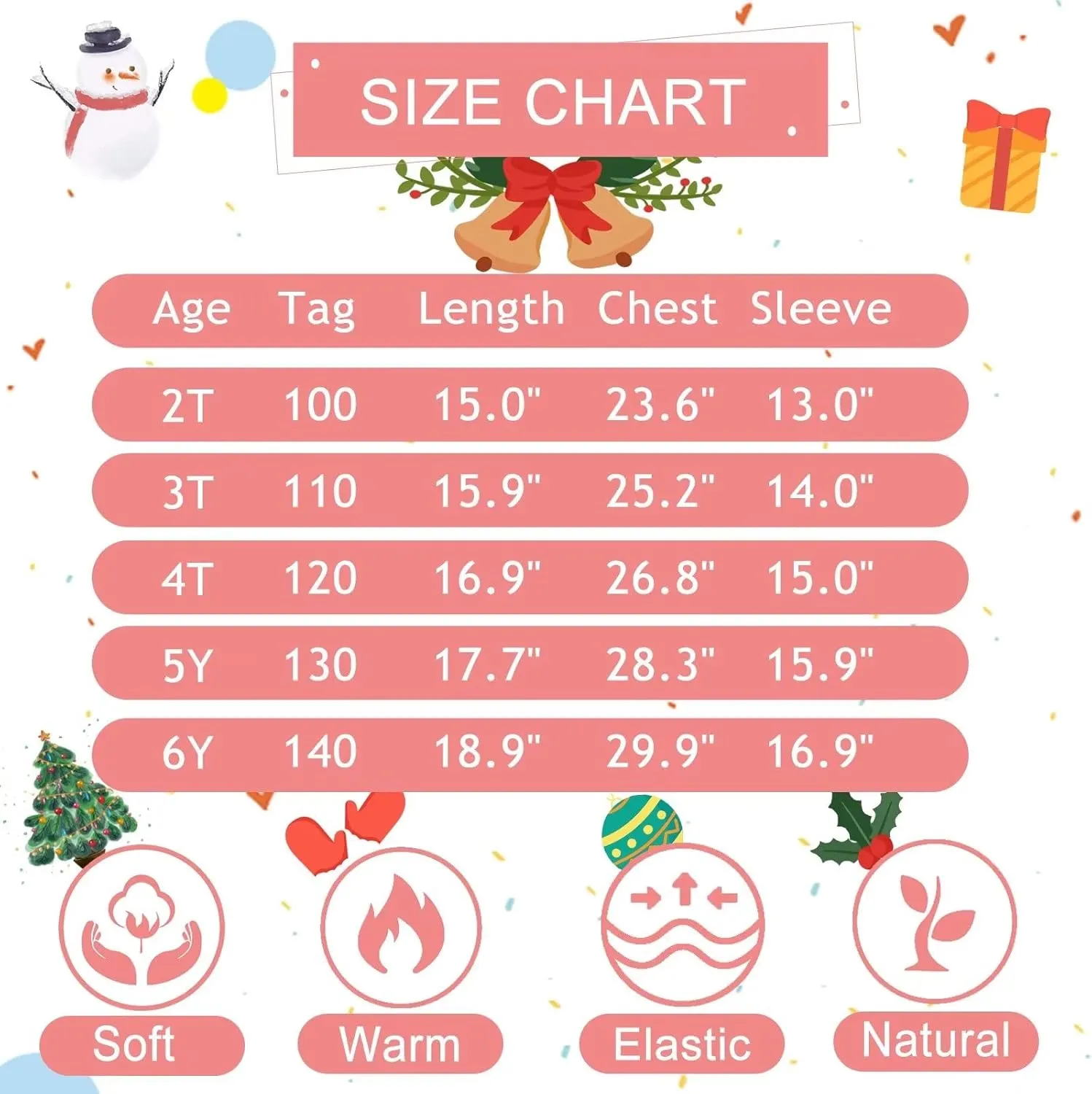 Toddler Girls Boys Christmas Sweater Knit Pullover Sweater Tops for Kids