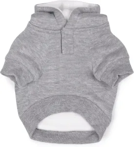 Zack & Zoey Fleece-Lined Hoodie for Dogs, 20" Large, Gray